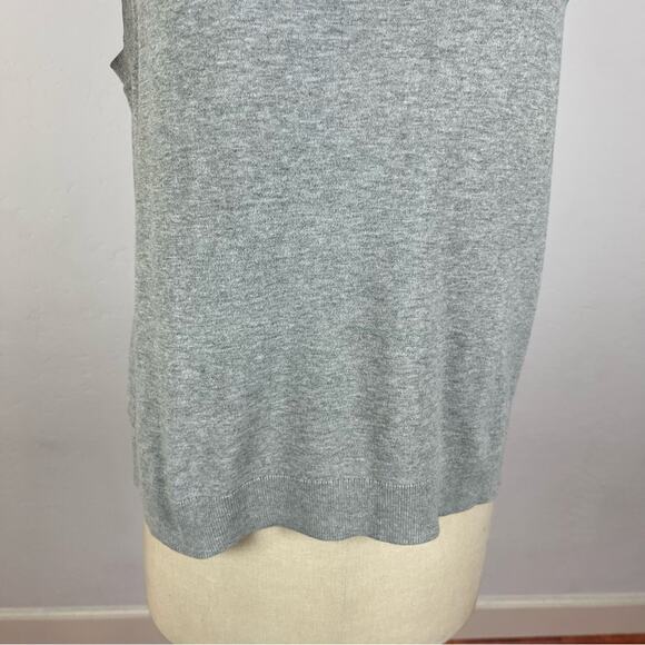 J. Crew Crew Neck Knit Tank in Grey - Picture 5 of 9